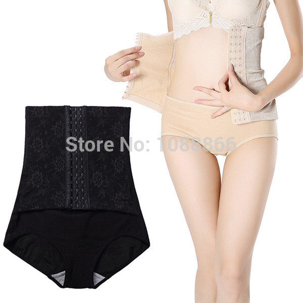 Women High Waist Body Shaper Abdomen Briefs Postpartum Fashion Shaping Pants NW
