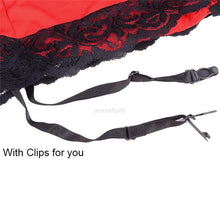 Women Lace Dress Sexy Lingerie Red Babydoll Sleepwear G-string Underwear NW