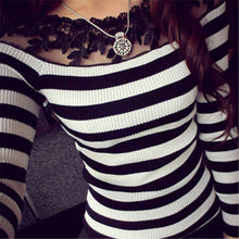 Women Long Sleeve Knitted Jumper Sweater Tops Pullover Top Casual Tee T shirt T34 NW