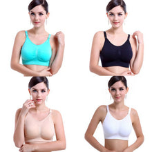 Women Padded Bra Underwear Full Coverage Maternity Breasting Feeding Tanks NW