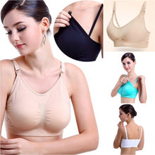 Women Padded Bra Underwear Full Coverage Maternity Breasting Feeding Tanks NW