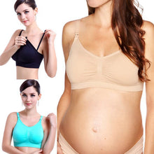 Women Padded Bra Underwear Full Coverage Maternity Breasting Feeding Tanks NW