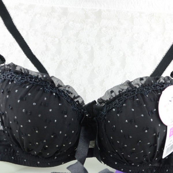 Women Push Up Bra Bowknot Lace Bras Lingerie Underwear Underwired Brassiere 32 34 36 Cup B NW