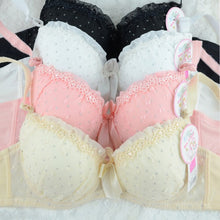 Women Push Up Bra Bowknot Lace Bras Lingerie Underwear Underwired Brassiere 32 34 36 Cup B NW