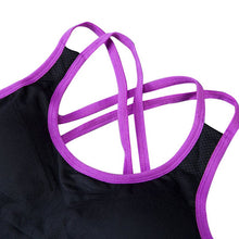 Women Quick Drying Shock Absorption Professional Body building Bra Tank Top Vest Fitness Seamless Vest NW