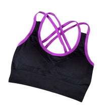 Women Quick Drying Shock Absorption Professional Body building Bra Tank Top Vest Fitness Seamless Vest NW