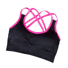 Women Quick Drying Shock Absorption Professional Body building Bra Tank Top Vest Fitness Seamless Vest NW