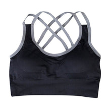 Women Quick Drying Shock Absorption Professional Body building Bra Tank Top Vest Fitness Seamless Vest NW