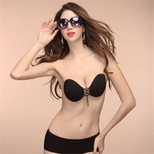 Women Self Adhesive Strapless Bandage Stick Gel Silicone Push Up Invisible Bra For Women Lingerie Cup ABCD NW