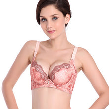 Women Sexy Deep V Underwire Gathered Bra Push Up Comfy Brassiere Underwear Lingerie 34-38C NW
