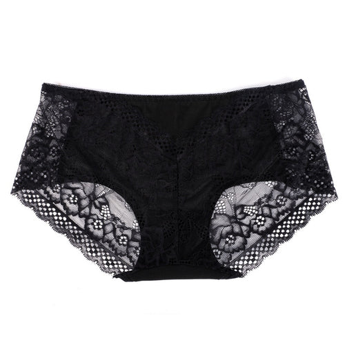 Women Sexy Lace Lingerie V-string Briefs Panties Thongs G-string Underwear Plus Size NW