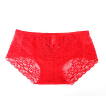 Women Sexy Lace Lingerie V-string Briefs Panties Thongs G-string Underwear Plus Size NW