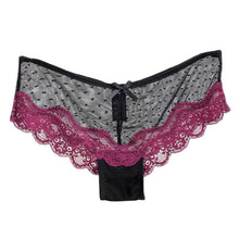 Women Sexy Lace Panties Women's Low Waist Briefs Underwear Thongs Sexy Mesh Lace Underwear Female NW