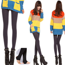 Women Skinny Solid Color Jeggings Stretchy Sexy Pants Soft Warm Leggings NW