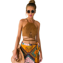 Women Strap Bra Tank Bustier Vest Crop Tops Bralette Halter Beach Clubwear S-XL NW
