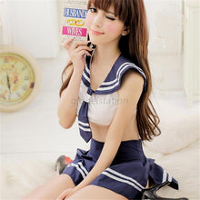 Women Student Sailor Suit Cosplay Costume Nightclub Sexy Lingerie Underwear G16 NW