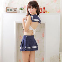 Women Student Sailor Suit Cosplay Costume Nightclub Sexy Lingerie Underwear G16 NW