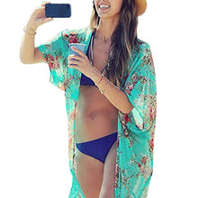 Women Swimwears Print Sexy Cover-ups Beach Dress Swimwear Bikini Cover Up Blouses LZH7 NW