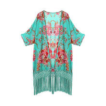 Women Swimwears Print Sexy Cover-ups Beach Dress Swimwear Bikini Cover Up Blouses LZH7 NW
