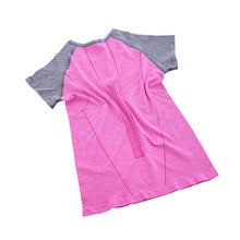 Women professional fitness workout T-shirt quick-dry short-sleeve exercise clothes women T-shirt LTD7 NW