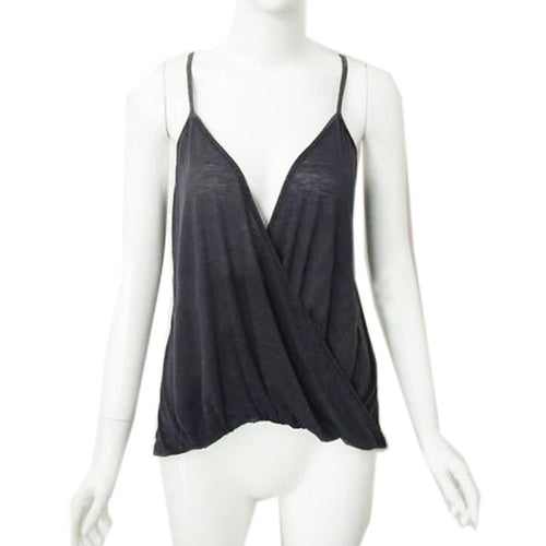 Women's Sexy Loose Casual Camisole Cotton Sleeveless T Shirt Blouse Tank Tops NW