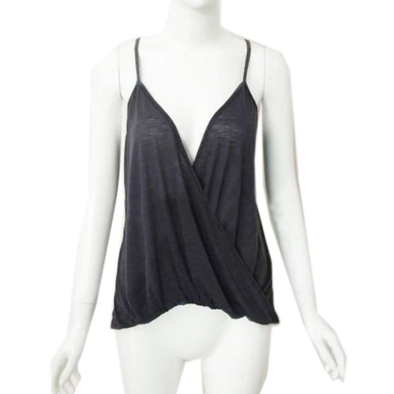 Women's Sexy Loose Casual Camisole Cotton Sleeveless T Shirt Blouse Tank Tops NW