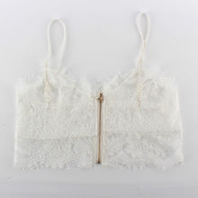 Women's Solid Floral Lace Straps Candy Color Bustier Cropped Tops Bras Bralette NW