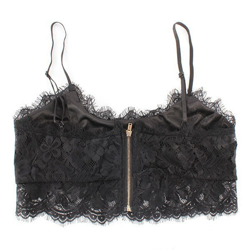 Women's Solid Floral Lace Straps Candy Color Bustier Cropped Tops Bras Bralette NW