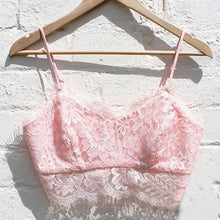 Women's Solid Floral Lace Straps Candy Color Bustier Cropped Tops Bras Bralette NW