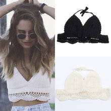 Womens Bralet Bra Lace Crochet Floral Crop-Tops Bustier Cami Tank Bikini Vest NW