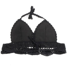 Womens Bralet Bra Lace Crochet Floral Crop-Tops Bustier Cami Tank Bikini Vest NW