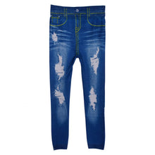 women denim tight slim pencil pants hole jean legging render pants leggings LZH7 NW